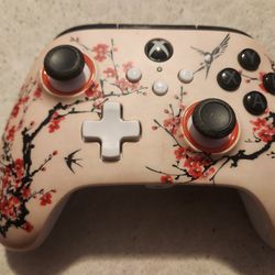 Xbox Cherry Blossom Controller Rare