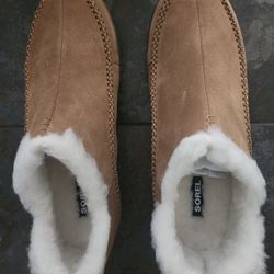 Sorel Manawan II slipper Suede Wool/Polyester Blend Lining 