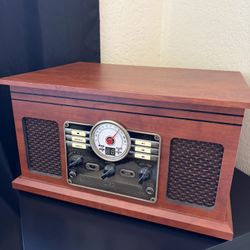 Record Player With Bluetooth 