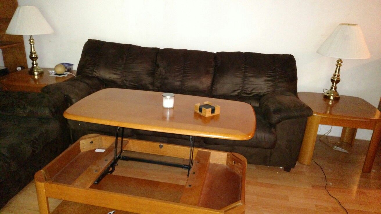 Coffee Table and 2 End Tables