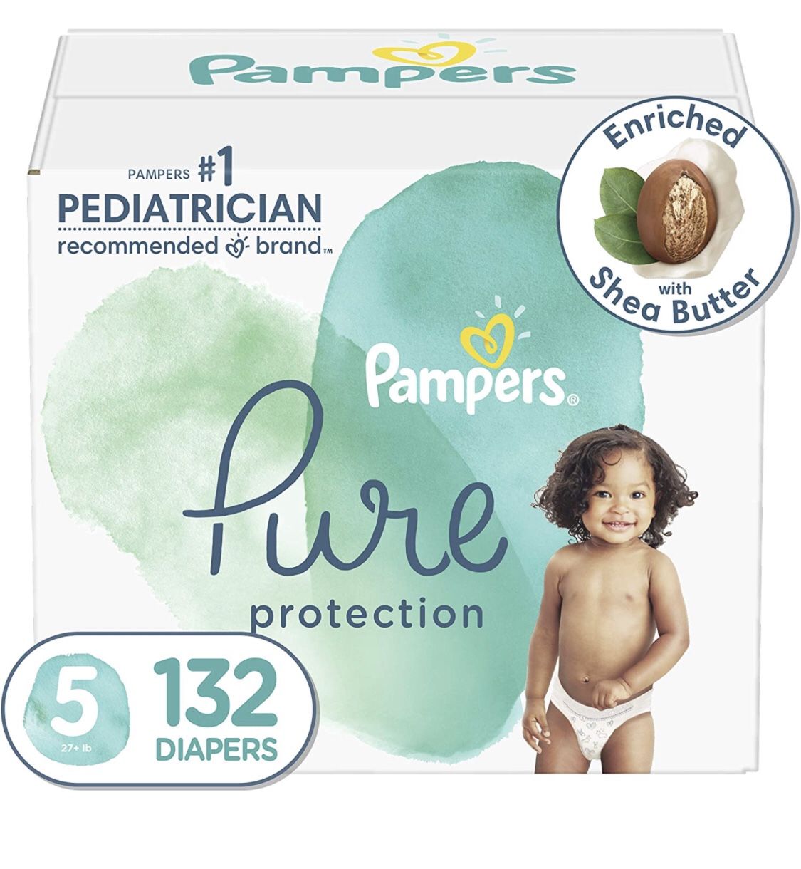 Diapers size 5 Pampers pure