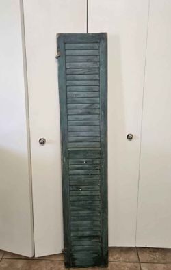 Single Decor Green Shutter