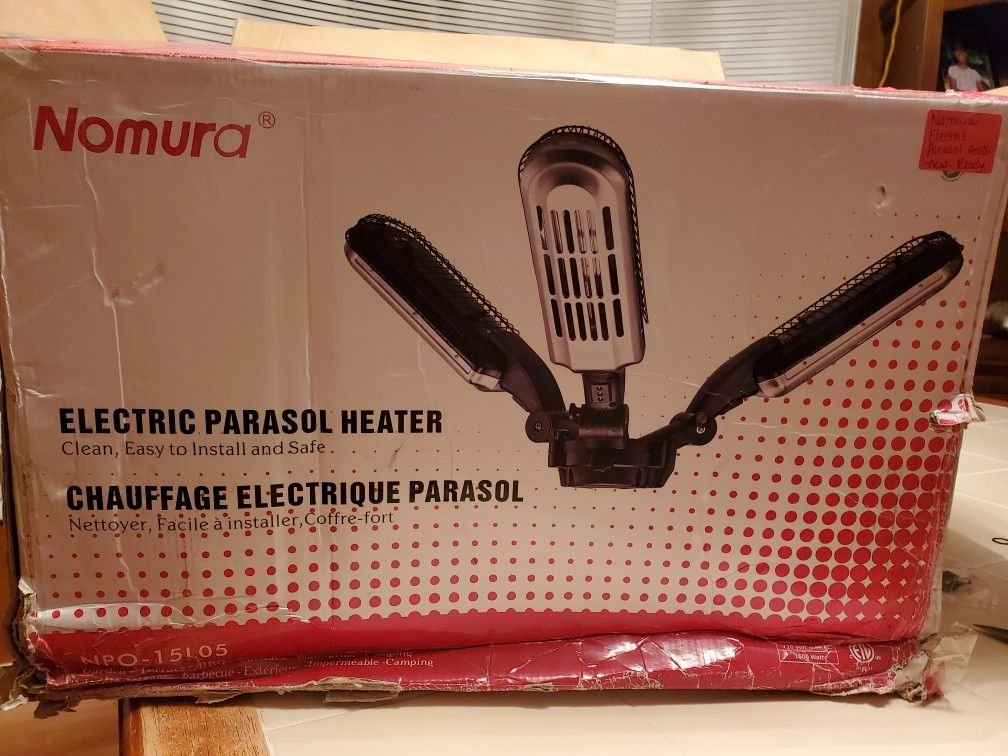 Nomura Electric Umbrella Patio Heater 