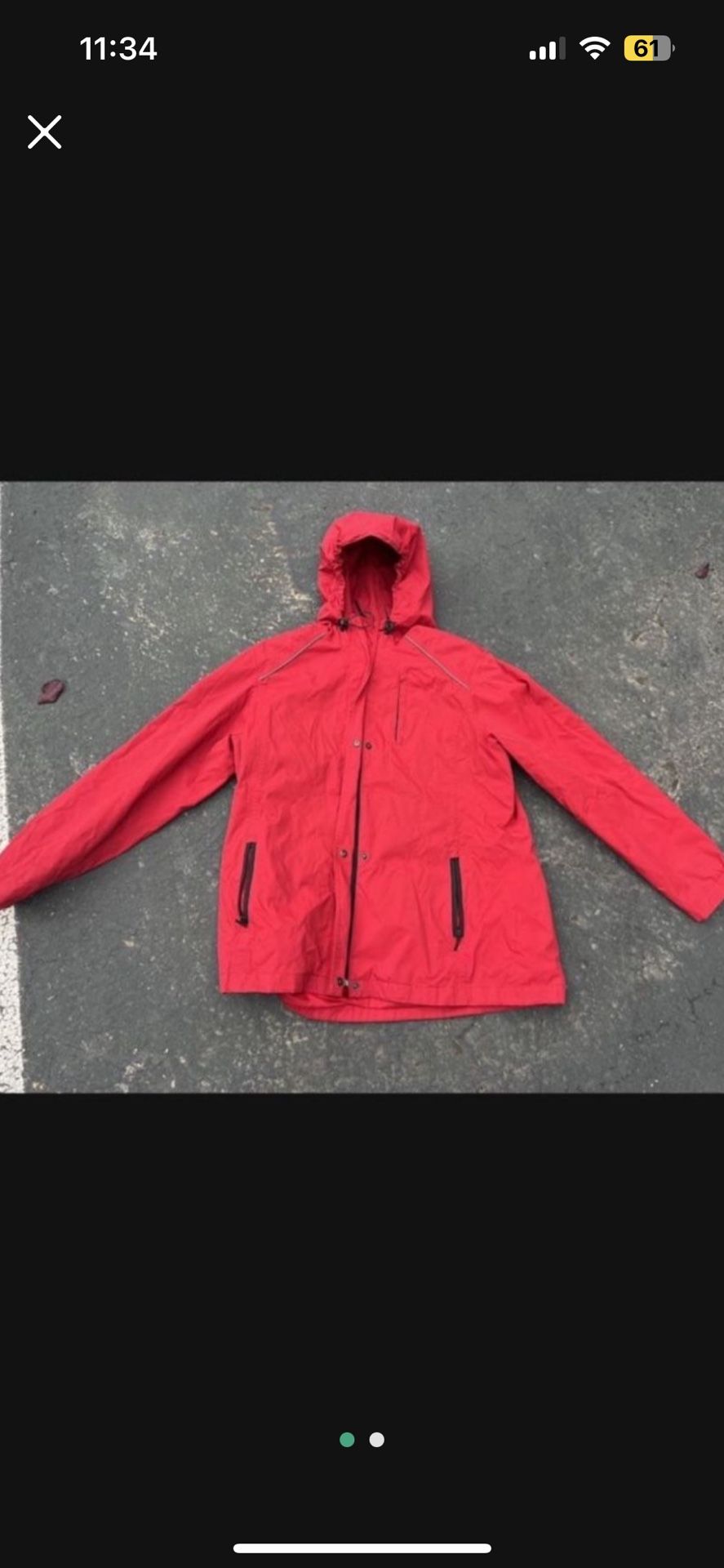 Woman’s Eddie Bauer Rain Coat