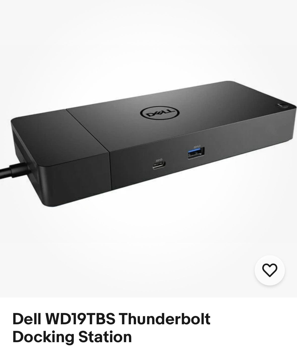 New Dell WD19TBS Thunderbolt Docking Station