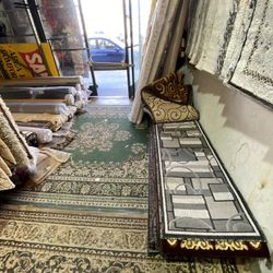 2x7 Area Rugs Carpet Rugs Runner Modern Design Thick Colors Gray