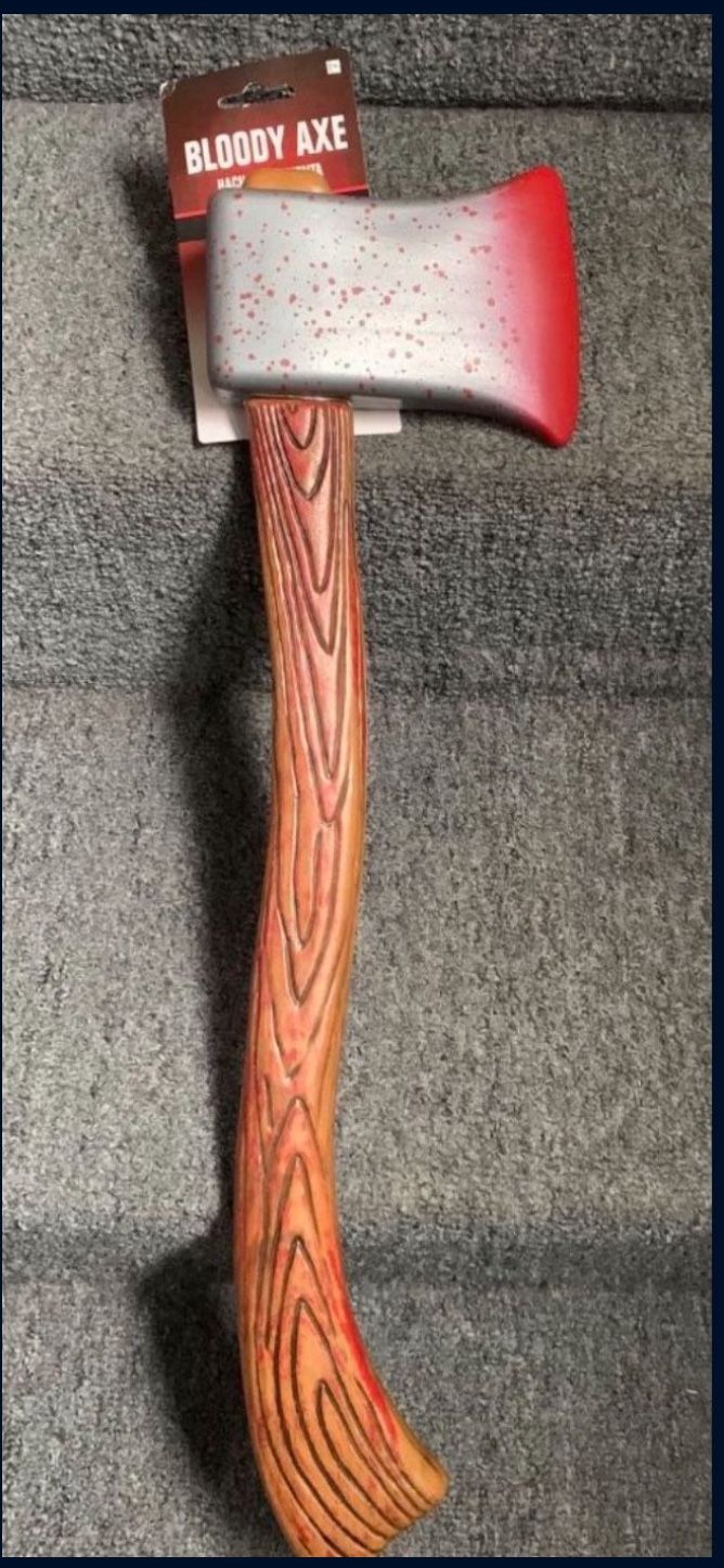 Halloween Bloody Axe Costume Accessory