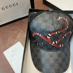 New Gucci Supreme Snake Themed Hat