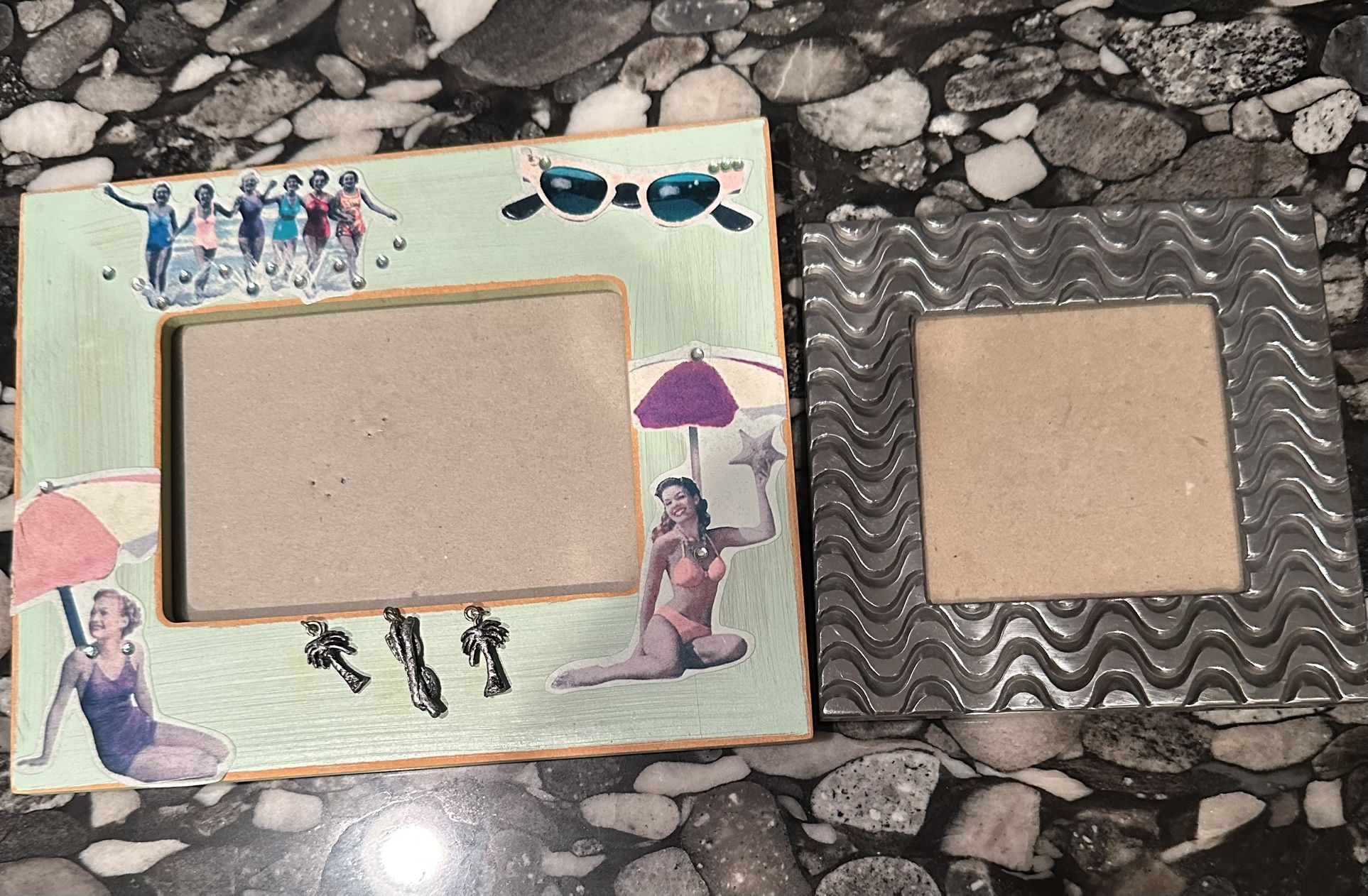 Picture Frames With Glass Fronts, Set Of 2 