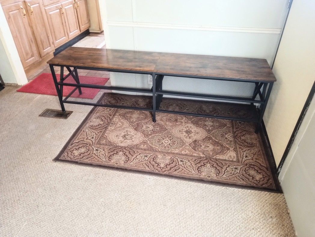 LIKE NEW 72" WIDE "3" TIER TV STAND/ ENTERTAINMENT CENTER 