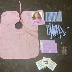 American girl doll hair curling set