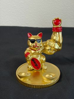 Lucky Cat Muscle Cell Phone Stand Holder