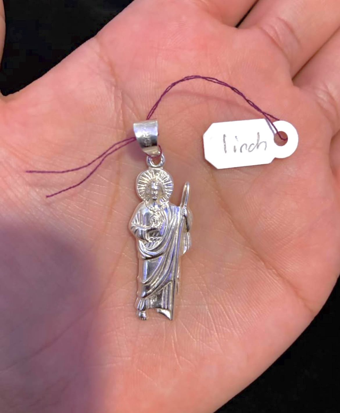925 Silver San Judas Pendant
