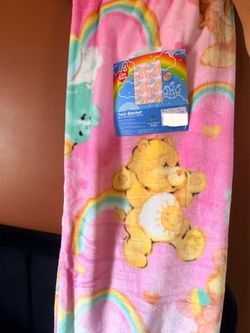 Carebear Twin Size Blanket 60x90 in.
