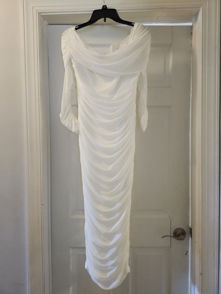 Ladies White Dress Size XL