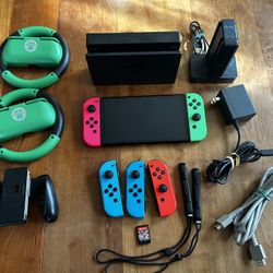 Nintendo Switch OLED with Mario Kart 8 Deluxe