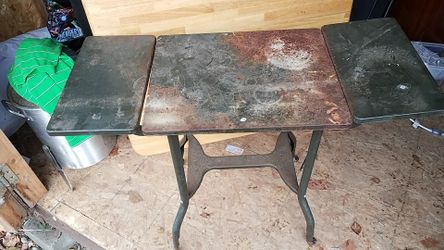 Vintage typewriter table