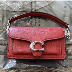 Red Leather Woman's bag 