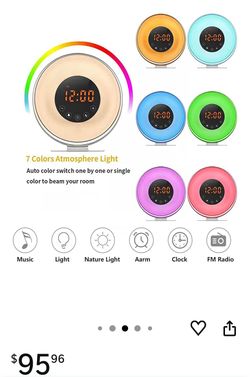 Clock Alarm And FM Radio 