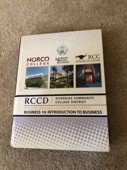 Rcc Riverside Moreno Valley Norco Intro to business book
