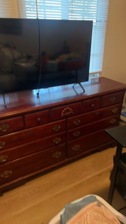 Cherry wood dresser