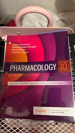 Nursing pharmacology book