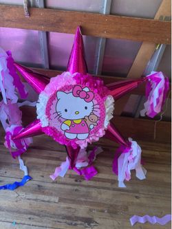 Hello kitty tambor piñata