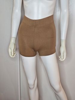 Forever 21 With Purpose Women's Tan Shorts Size S Made In Indonesia 