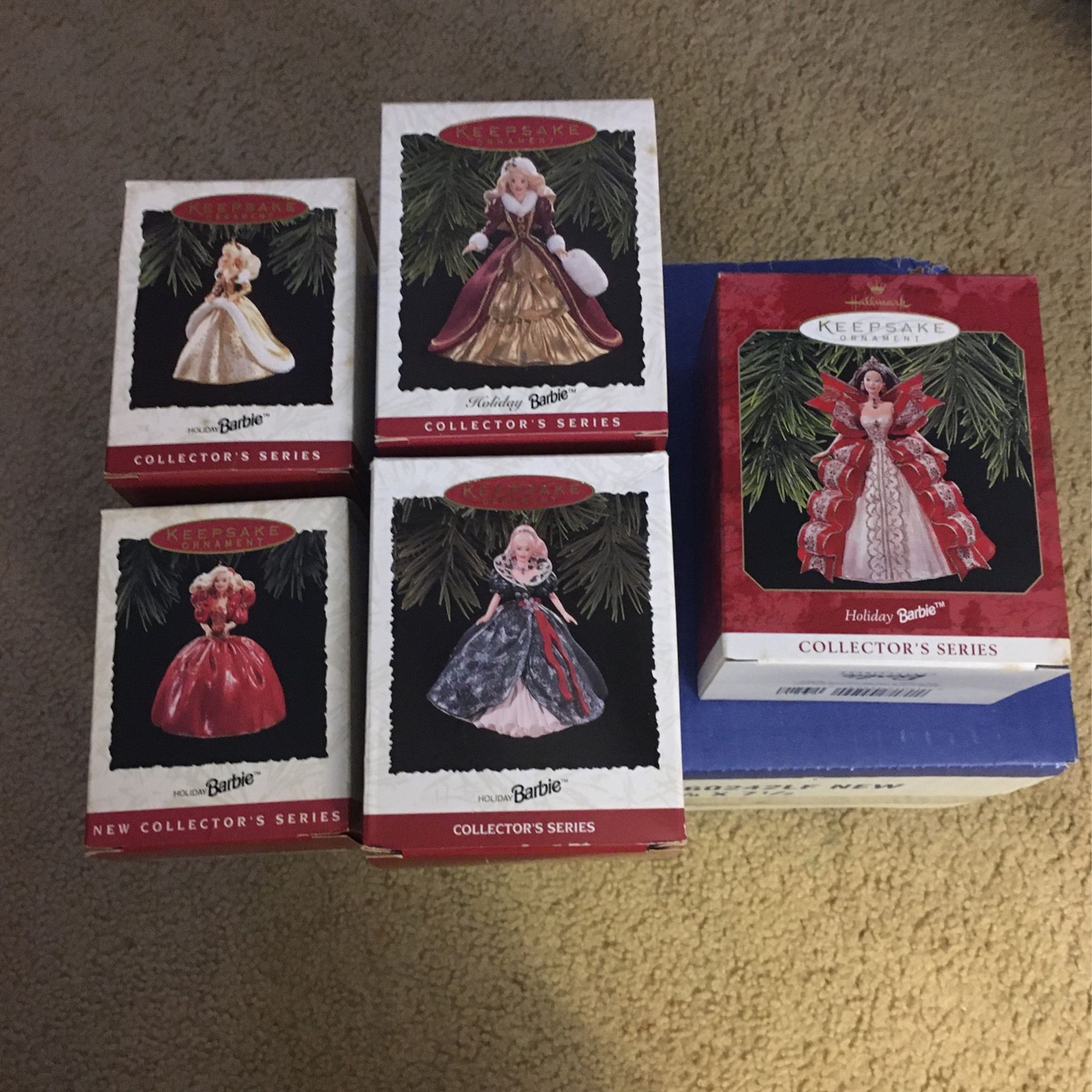 Holiday Barbie Ornaments