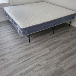 Brand New Verlo King Size Mattress And Metal Base