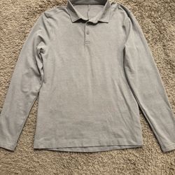 Men’s Lululemon Long Sleeve Collared Button Down Dress Casual Shirt NEW Medium