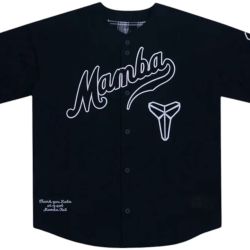 Nike Kobe Bryant Mamba Baseball Jersey Black #24 (IB0007-010) - Size XL