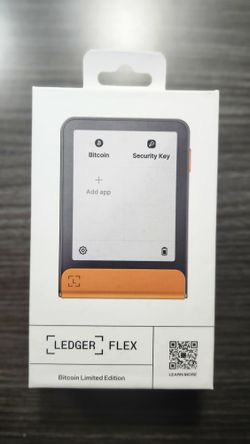 Ledger Flex Bitcoin Limited Edition Hardware Wallet