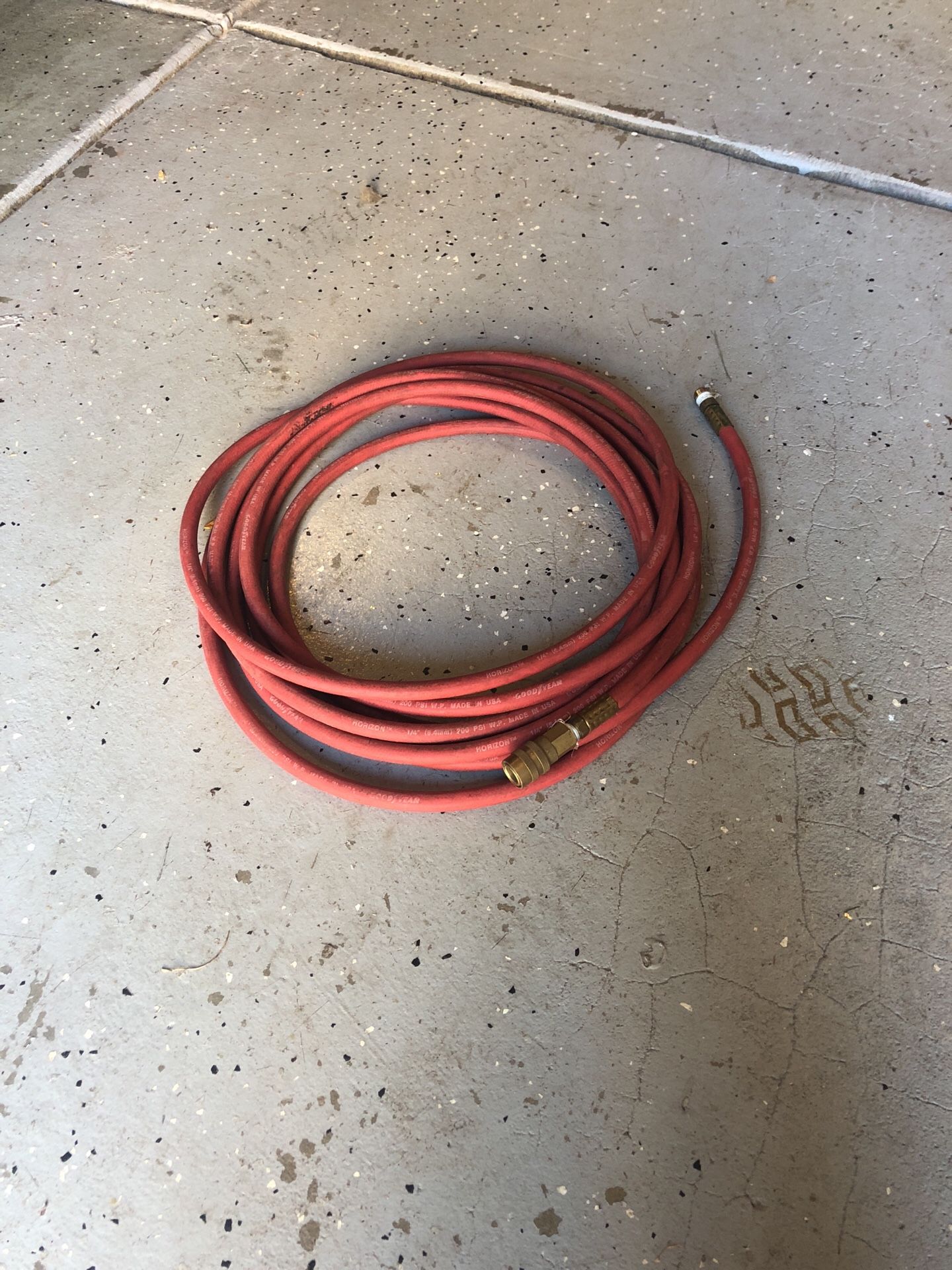 25ft Goodyear Air hose 1/4