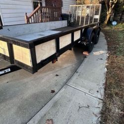 6 feet wide and 14 feet long trailer