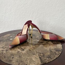 Italian Mules - Like New - Size 6 1/2 - 3.5” Heel
