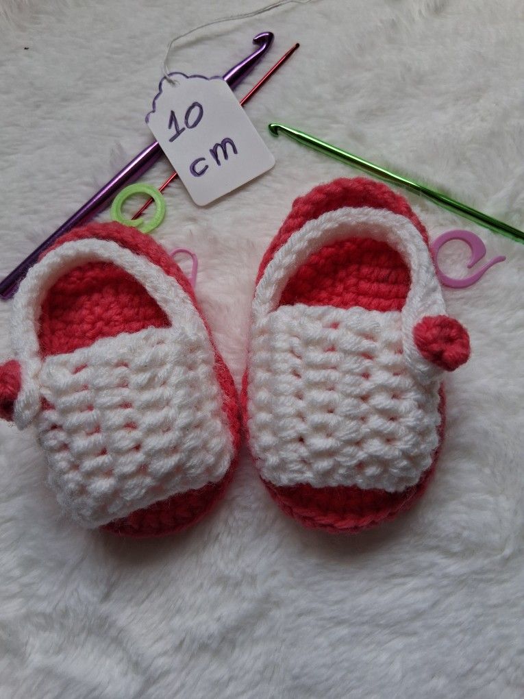 crochet shoes from 3 to 6 months