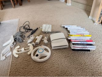 Nintendo WII video console and games