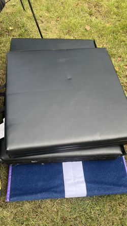 Collection of gymnastics mats