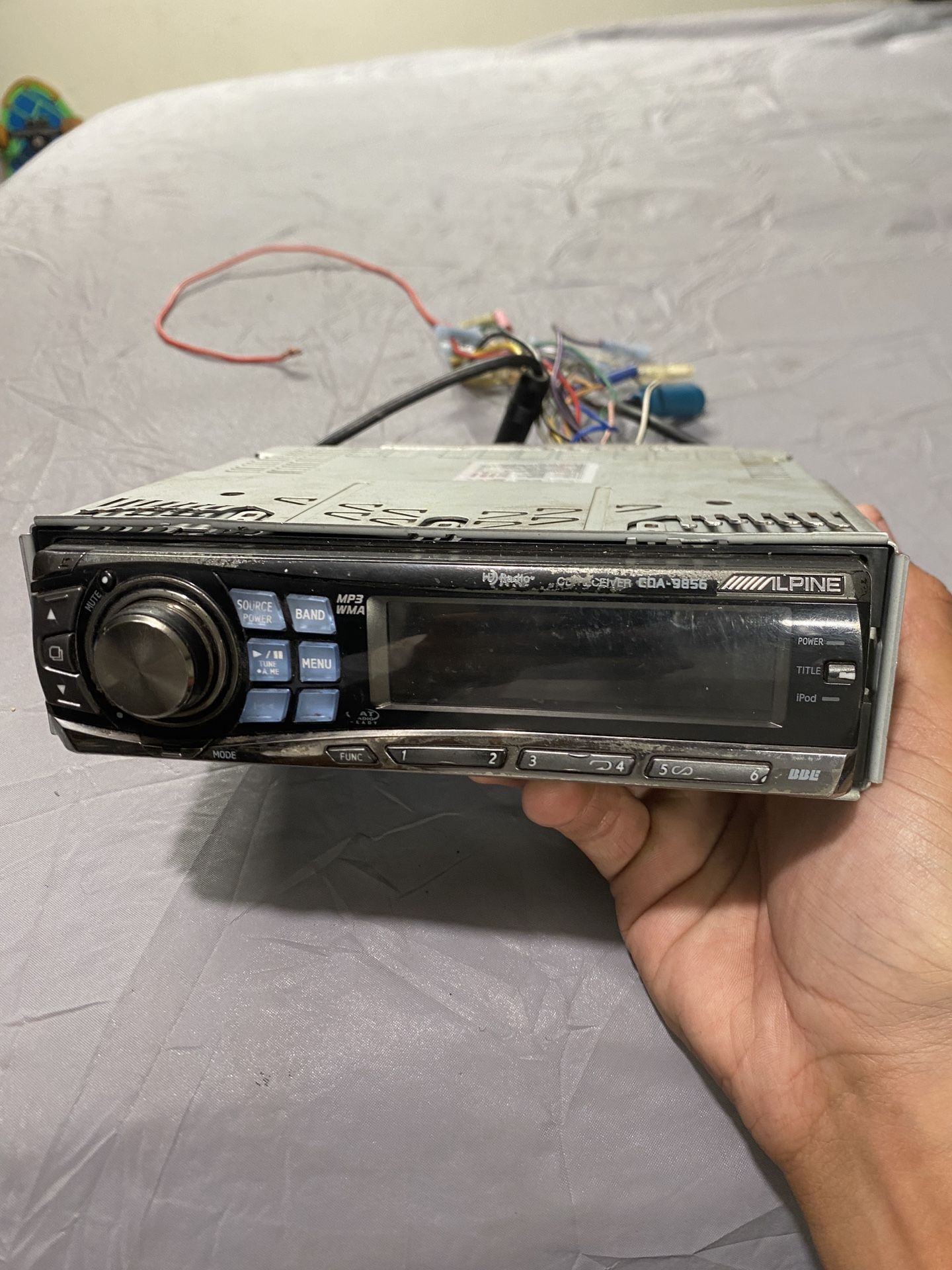vehicle radio alpine CDA-9856