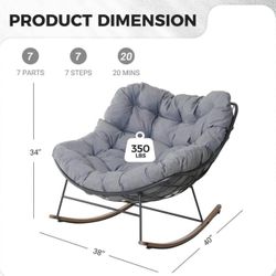 Grand patio Outdoor Rocking Chair