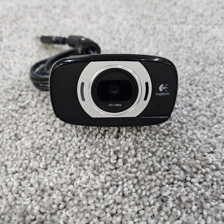 LOGITECH C615 HD 1080P PORTABLE WEBCAM SWIVELS 360° MICROPHONE FOLD & GO DESIGN MODEL V-U0027