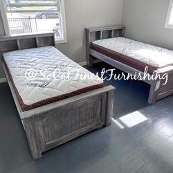 Twin Bed With Mattress 