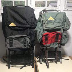 2- KELTY External Framed Hiking/Camping Backpacks 