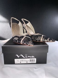 Designer Heel (Nina) size 8