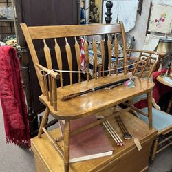 Small Vintage Nichols & Stone Bench