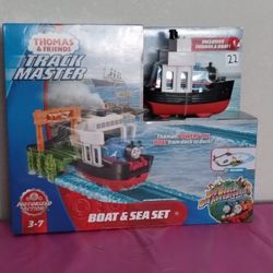 Thomas TrackMaster Boat And Sea set🚤⛵