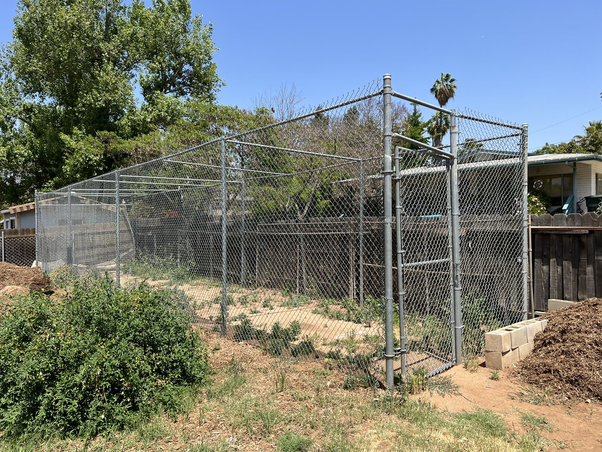 Chain-link fence