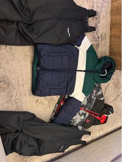 Snow jackets and pants