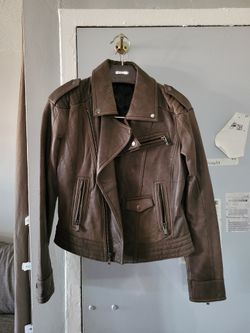 Women Faux LEATHER jacket
